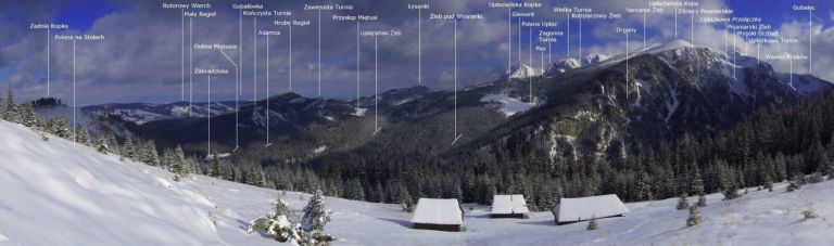 Widok z Polany na Stołach